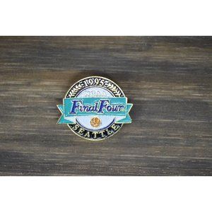 1995 Final Four Pennzoil Pin Badge Seattle Basketball NCAA Enamel